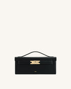 Bria Structured Top Handle Bag - Black
