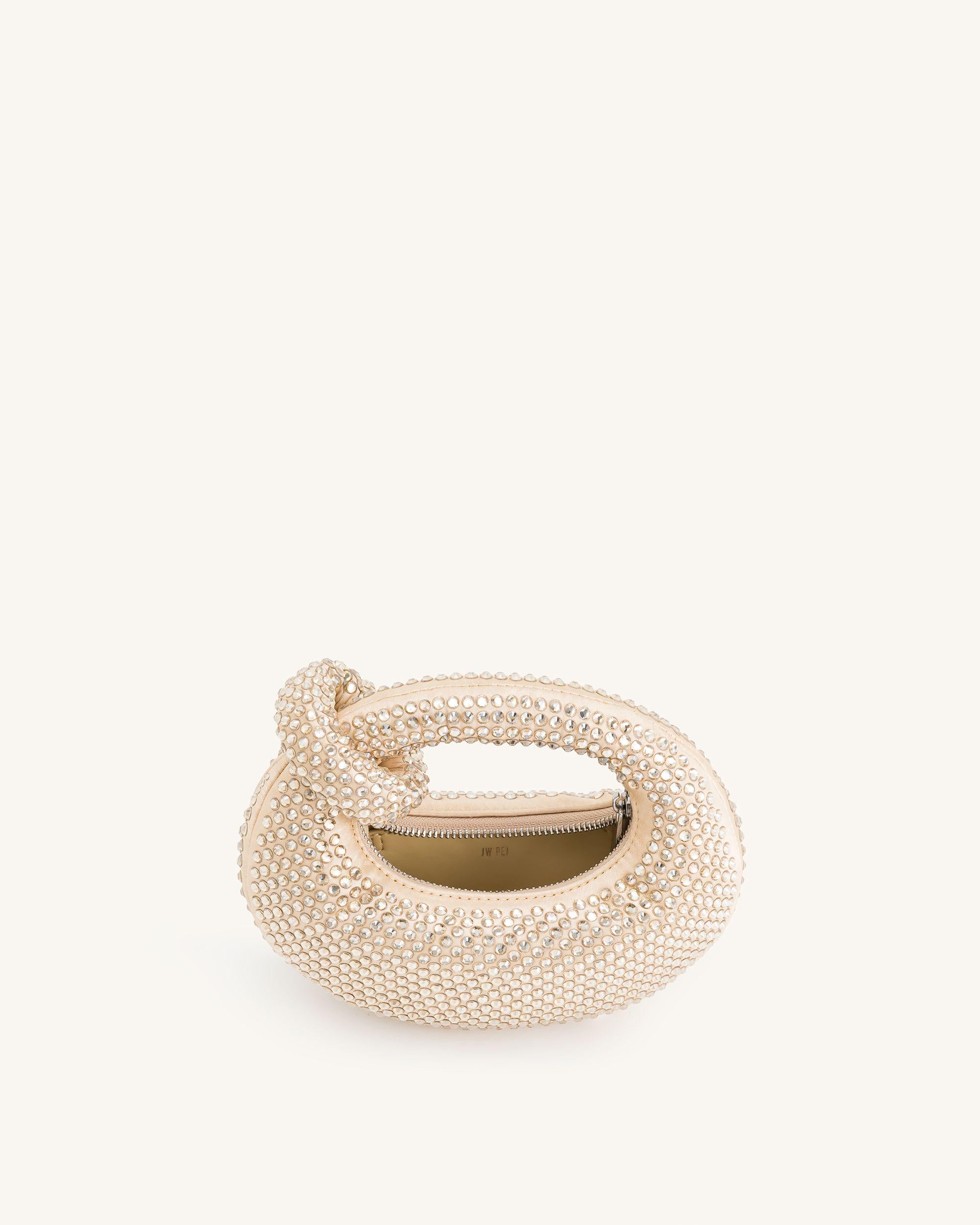 Abacus Artificial Crystal Mini Top Handle Bag - Yellow | JW PEI