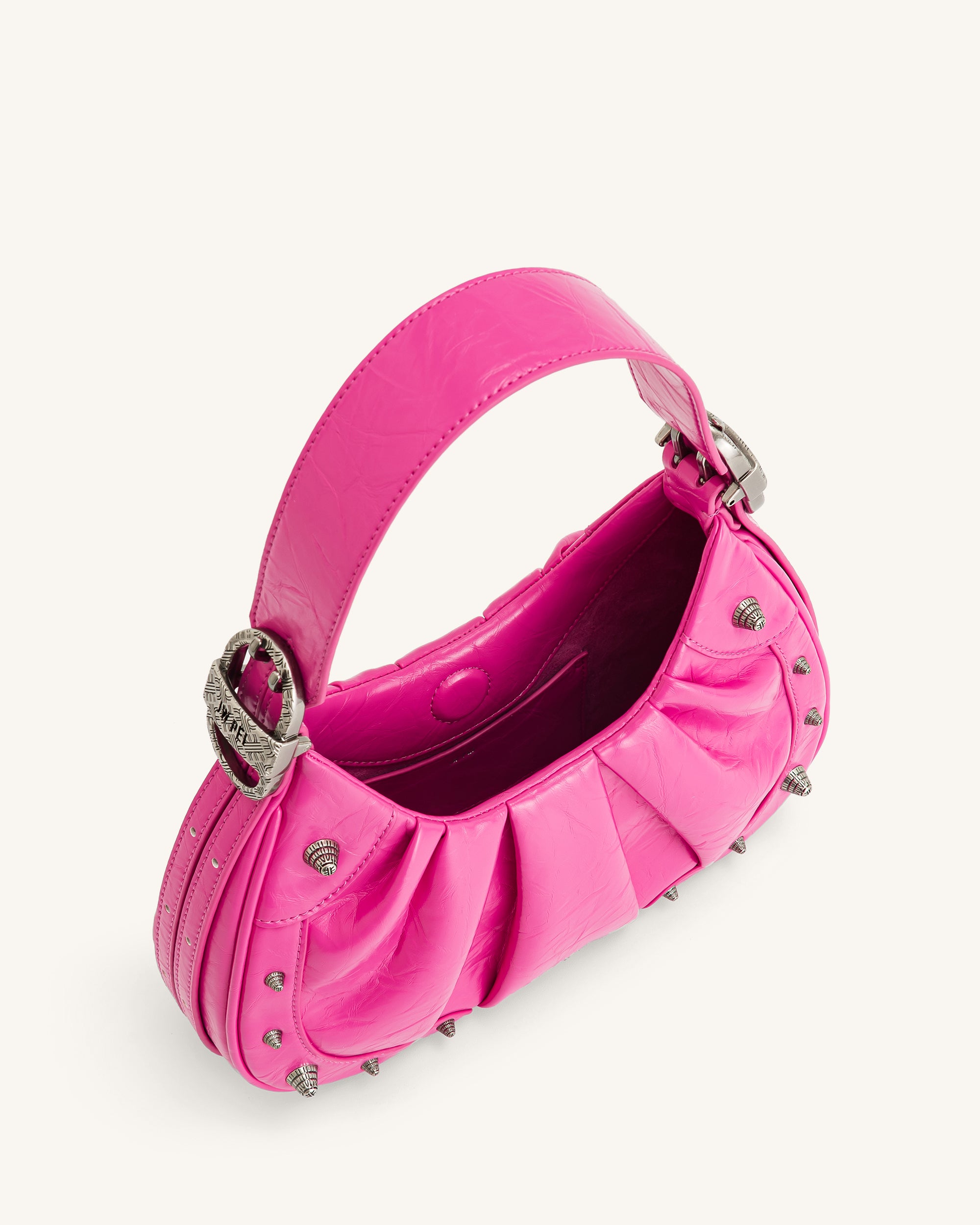Gabbi Ruched Hobo Handbag - Pink by JW Pei – The Modu Shop