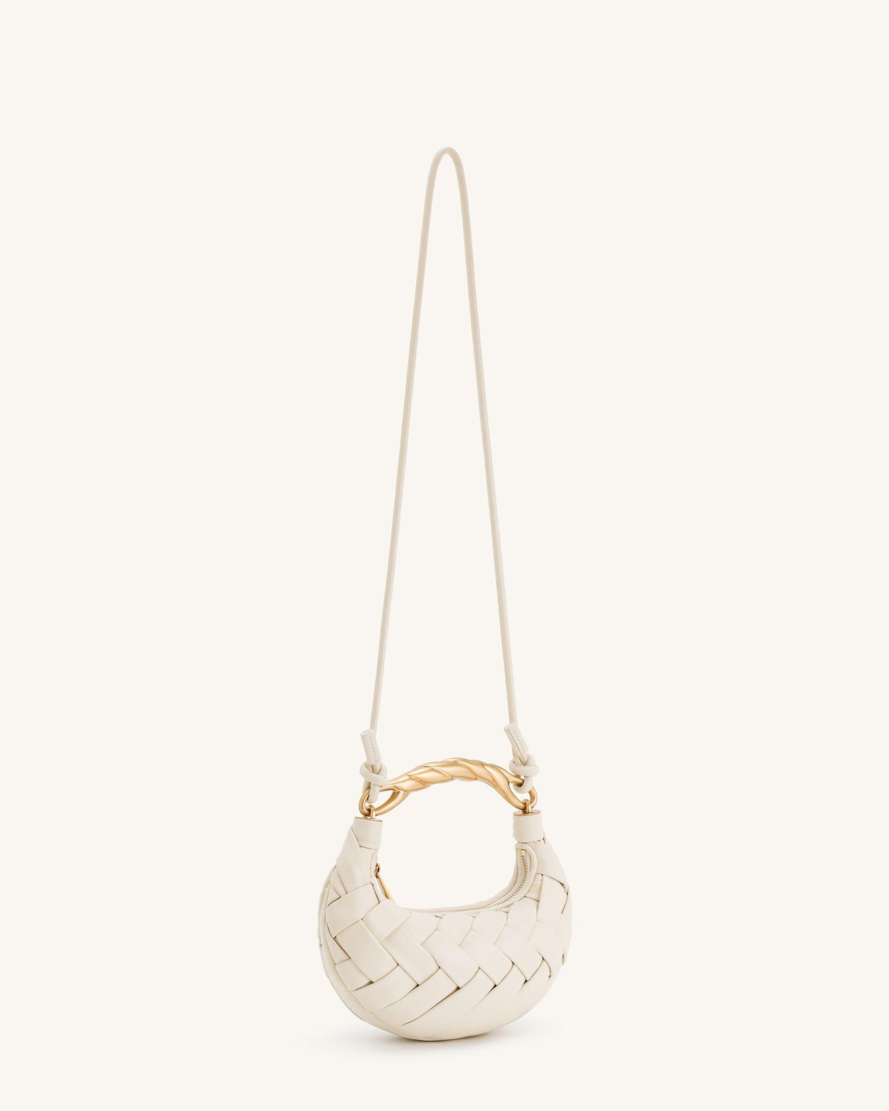 Orla Weave Handbag - White