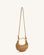 Orla Weave Handbag - Brown