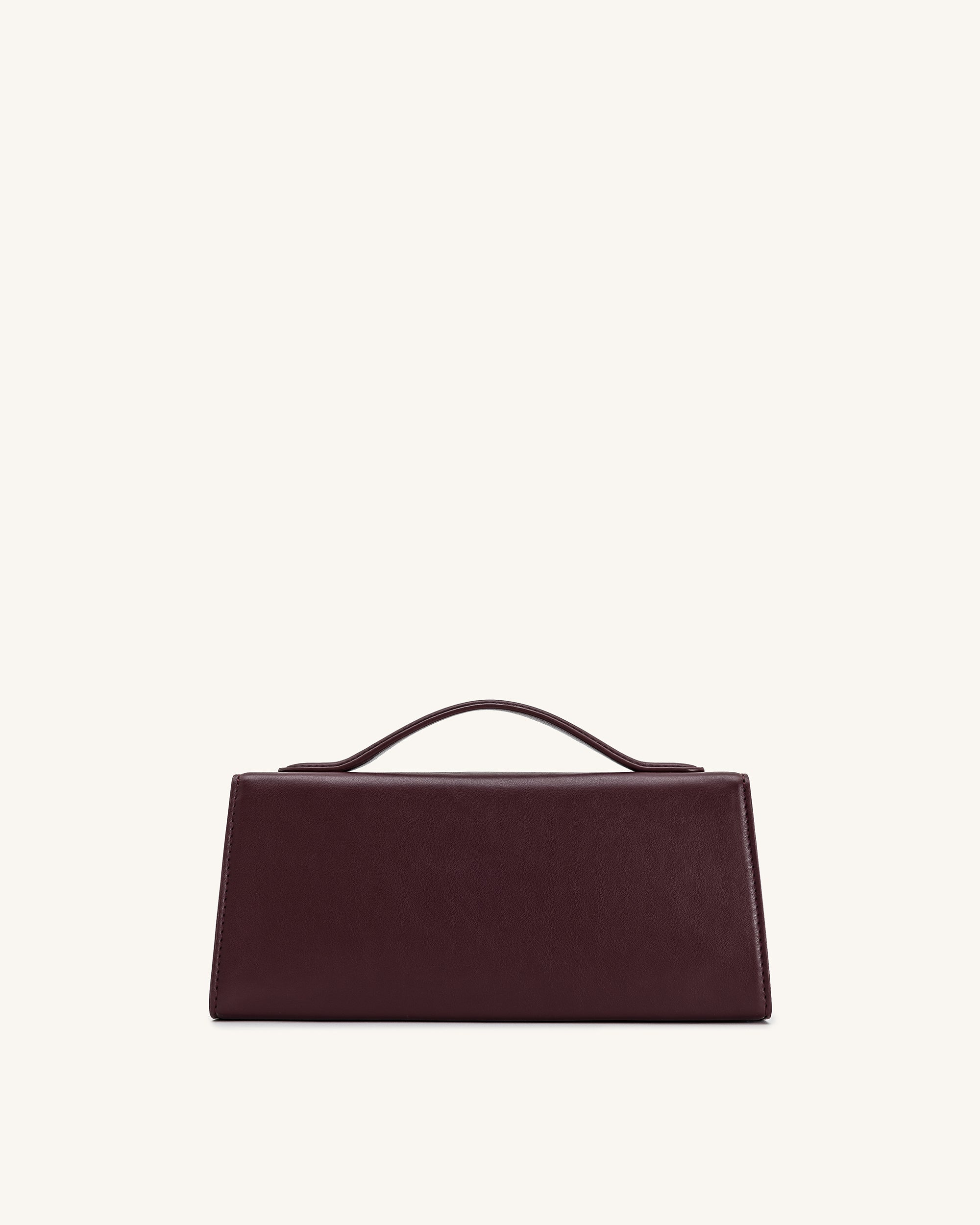 Lena Metal Rope Knot Top Handle Bag - Deep Claret | JW PEI