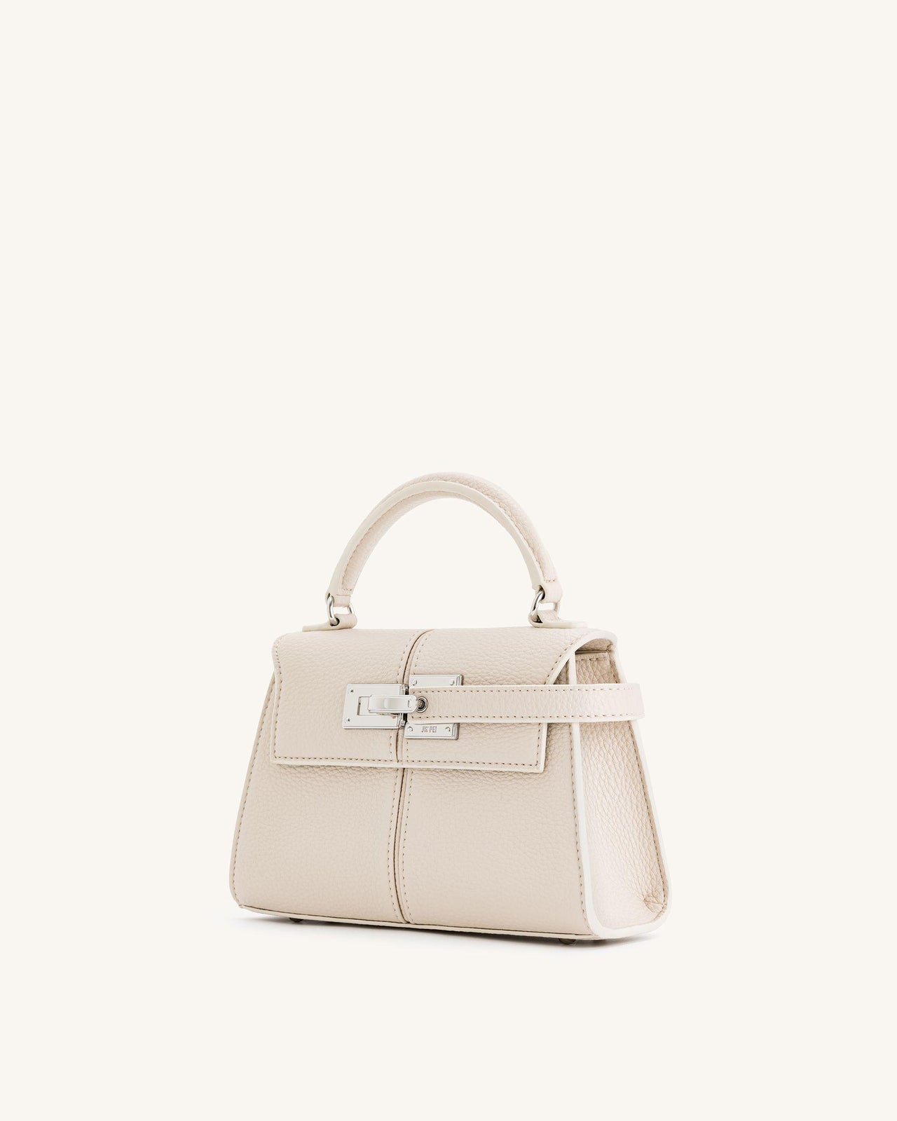 Elise Top Handle Bag - White