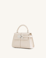 Elise Top Handle Bag - Withe