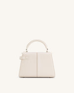 Elise Top Handle Bag - White