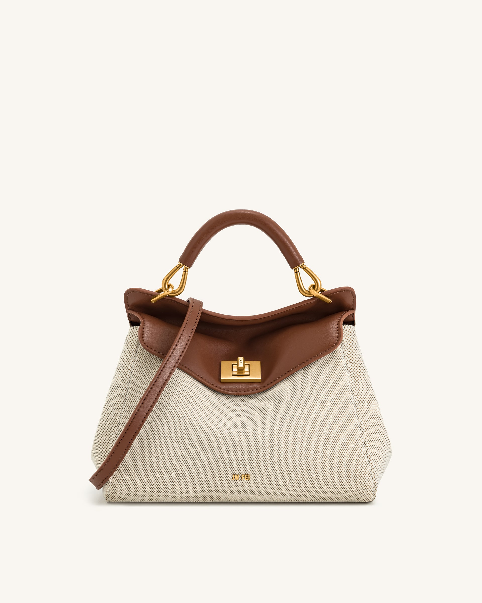 JW PEI Lucia handtas van canvas • Bruin • de Bijenkorf JW PEI Lucia handtas van canvas • Bruin • de Bijenkorf
