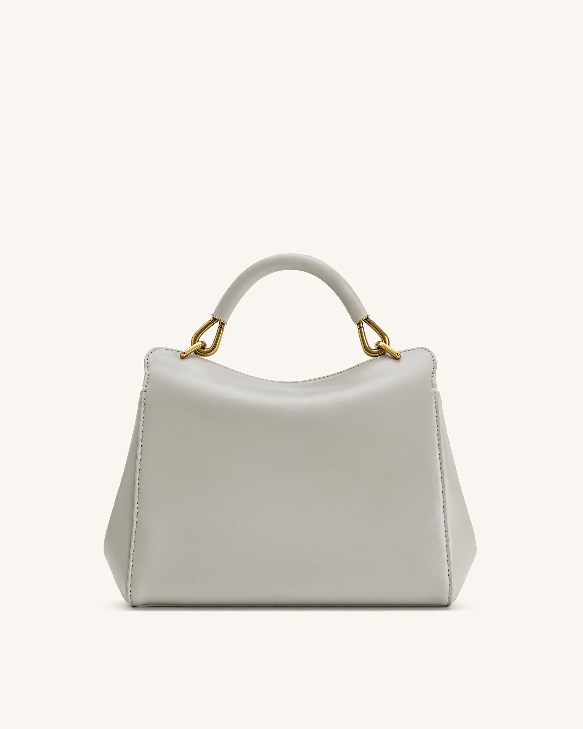 Lucia Classic Top Handle Bag - Light Gray | JW PEI