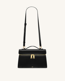 Thea Large Top Handle Bag - Black