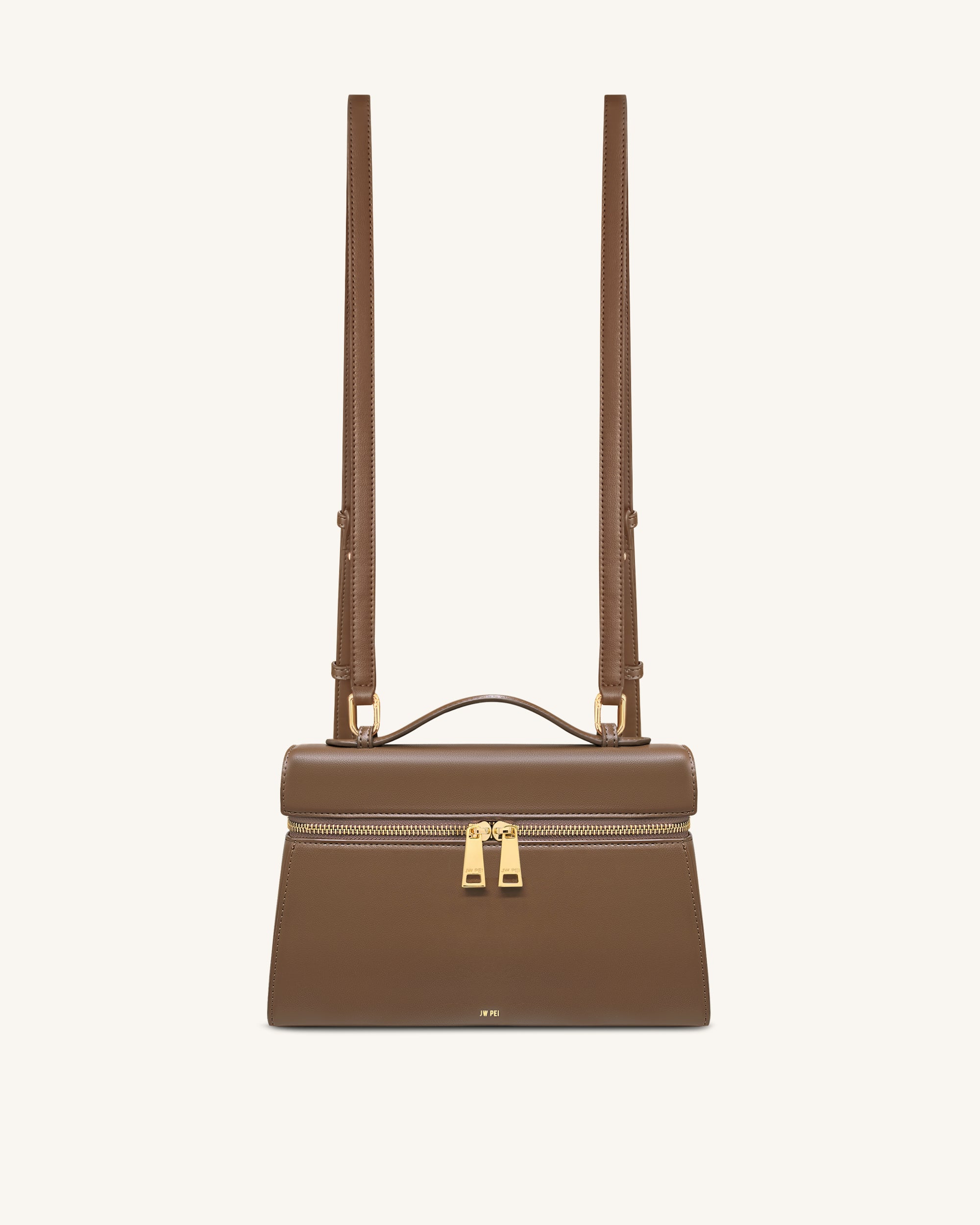 Thea Large Top Handle Bag - Mocha Brown