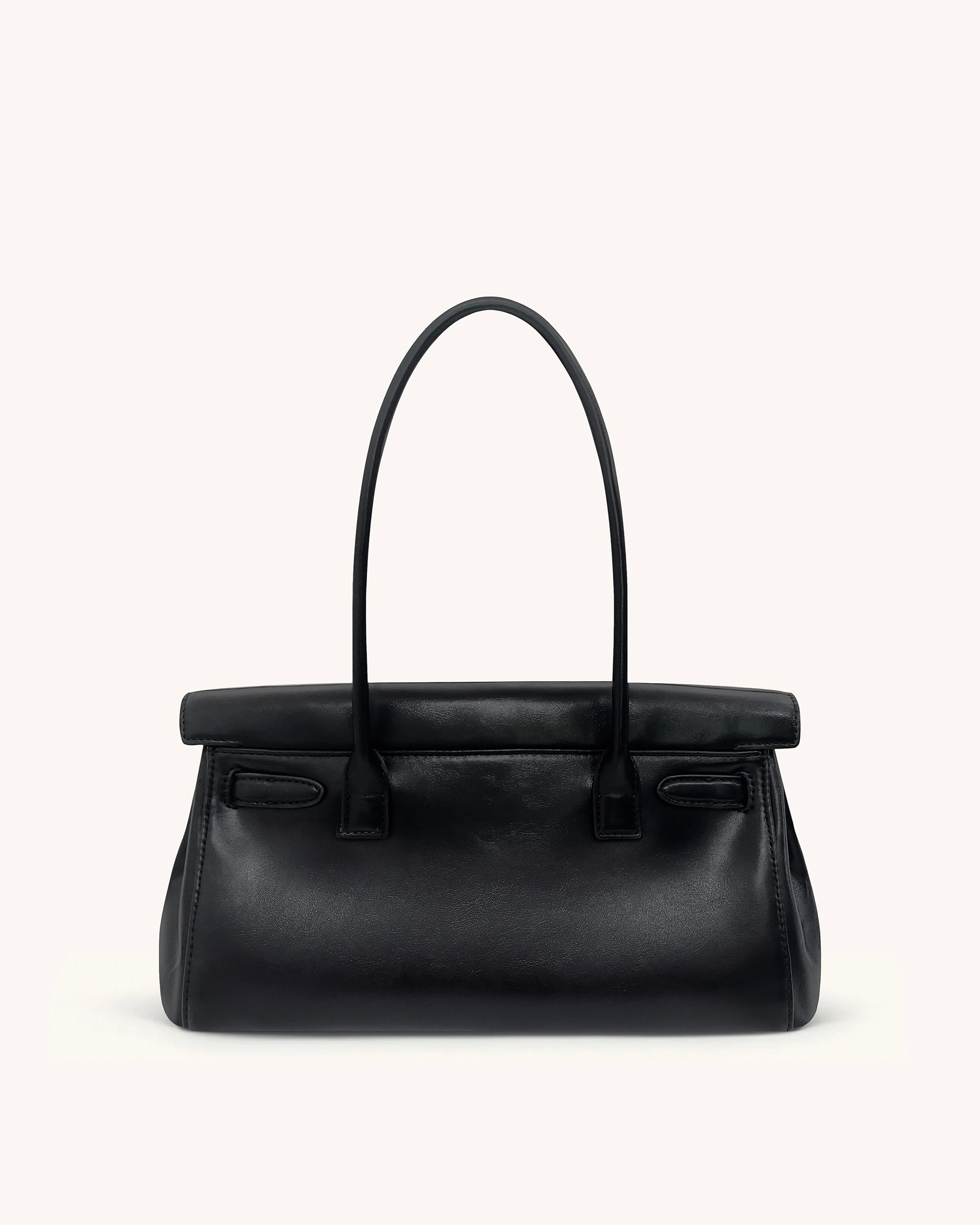 JW PEI ブラックショルダーバッグ FEI Joy Shoulder Bag - Iron Black | JW PEI