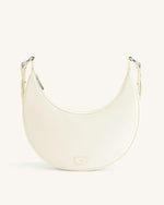 Carly Nylon Saddle Bag - White