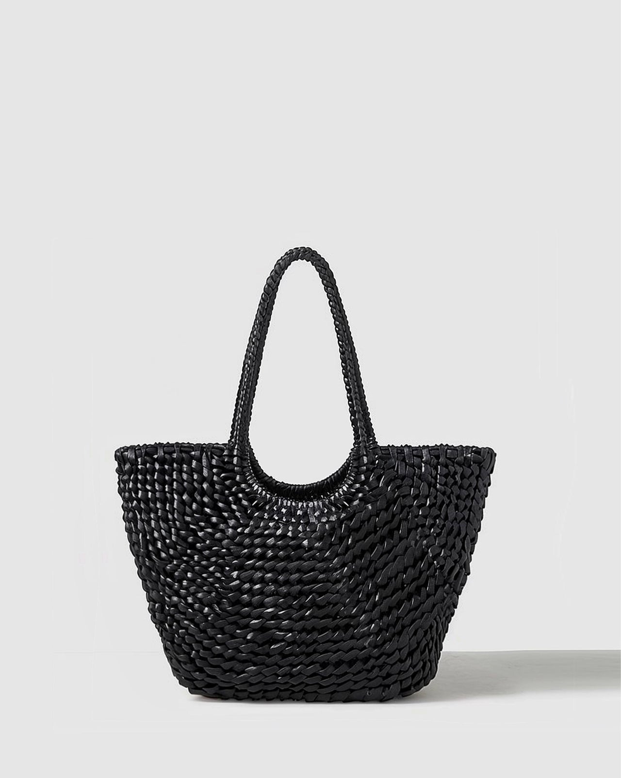 Weave Shoulder Bag - Black
