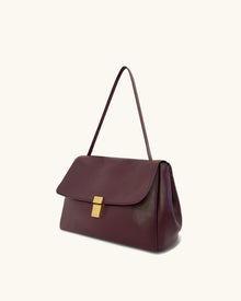 Hilary Shoulder Bag - Deep Burgundy