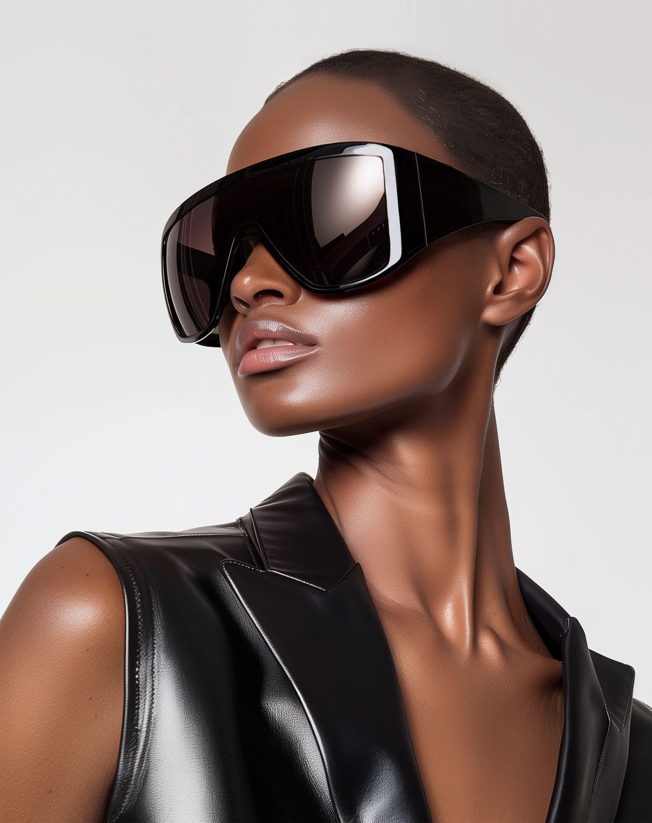 Olalla Square Frame Sunglasses - Black