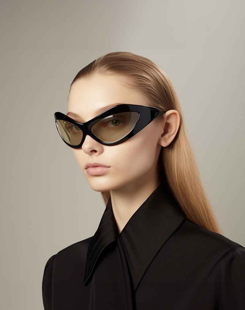 Clarissa Cateye Sunglasses - Black