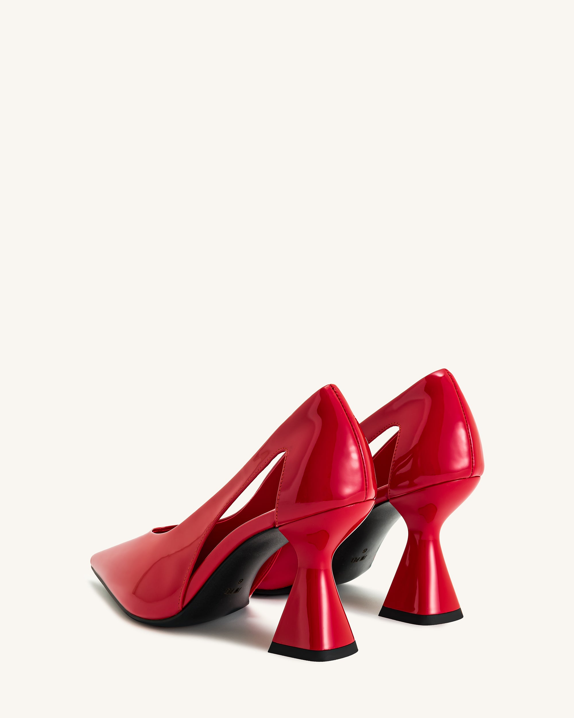Alessia High Heel Pumps - Red | JW PEI