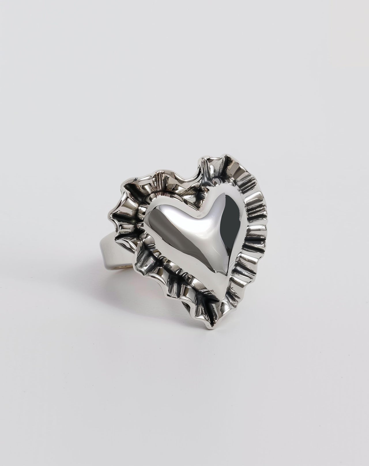 Tinsley Heart Shape Ring - Silver