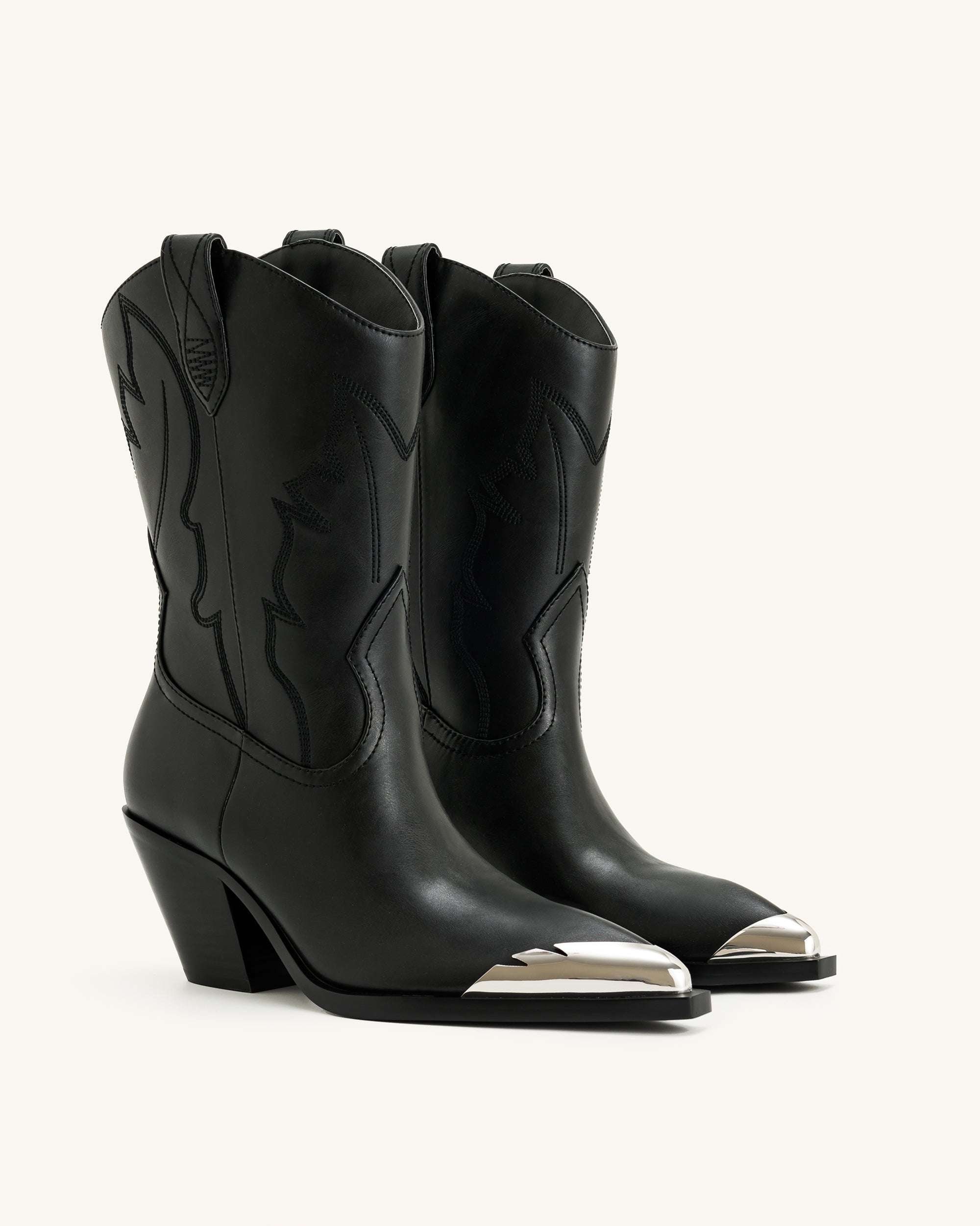 送料・関税込み ★ JW PEI ★ RIYA カウボーイ ブーツ Riya Cowboy Boot - Black | JW PEI