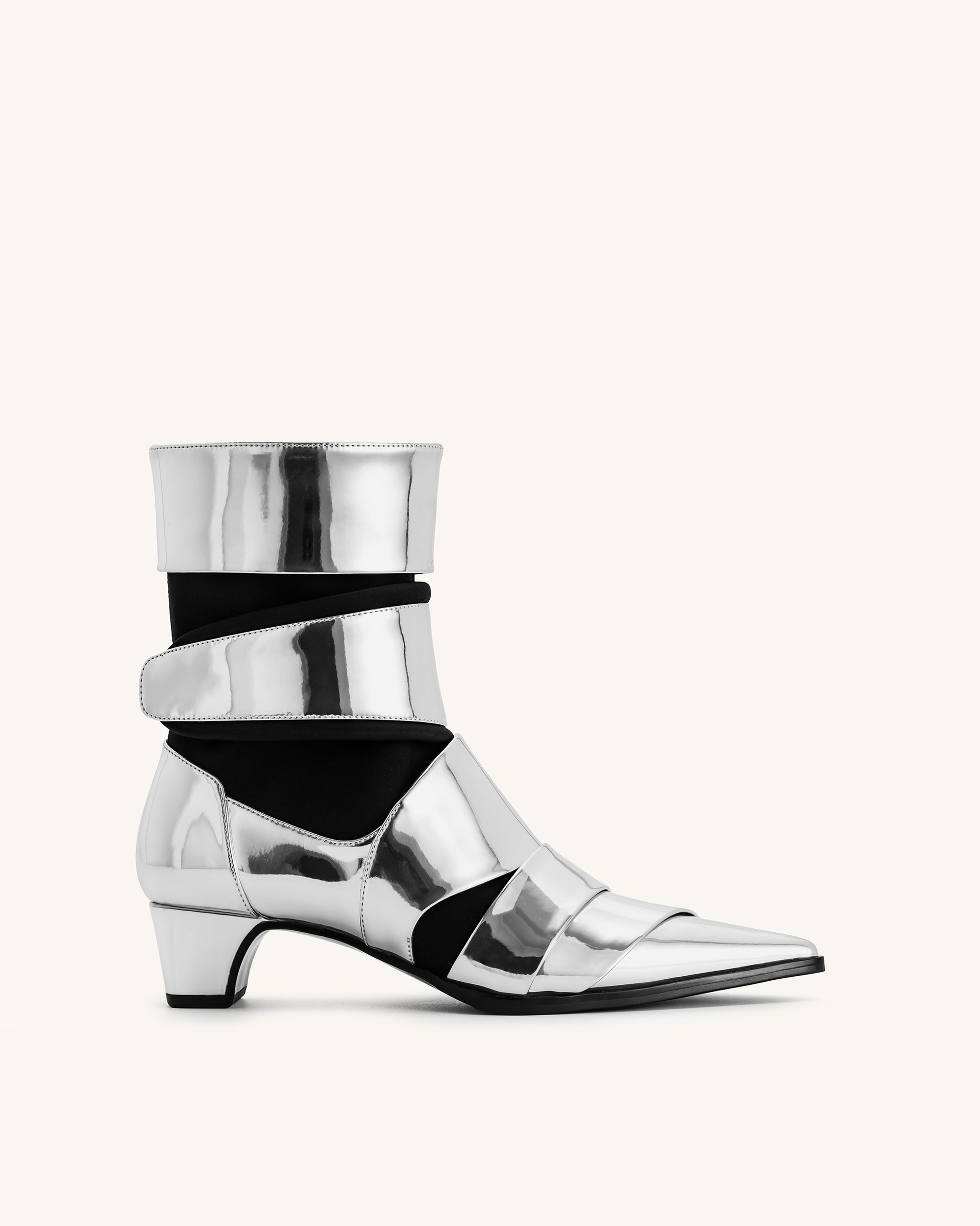 silver dress booties AZALEA WANG Annabelle Bootie in Silver at Nordstrom, Size 7