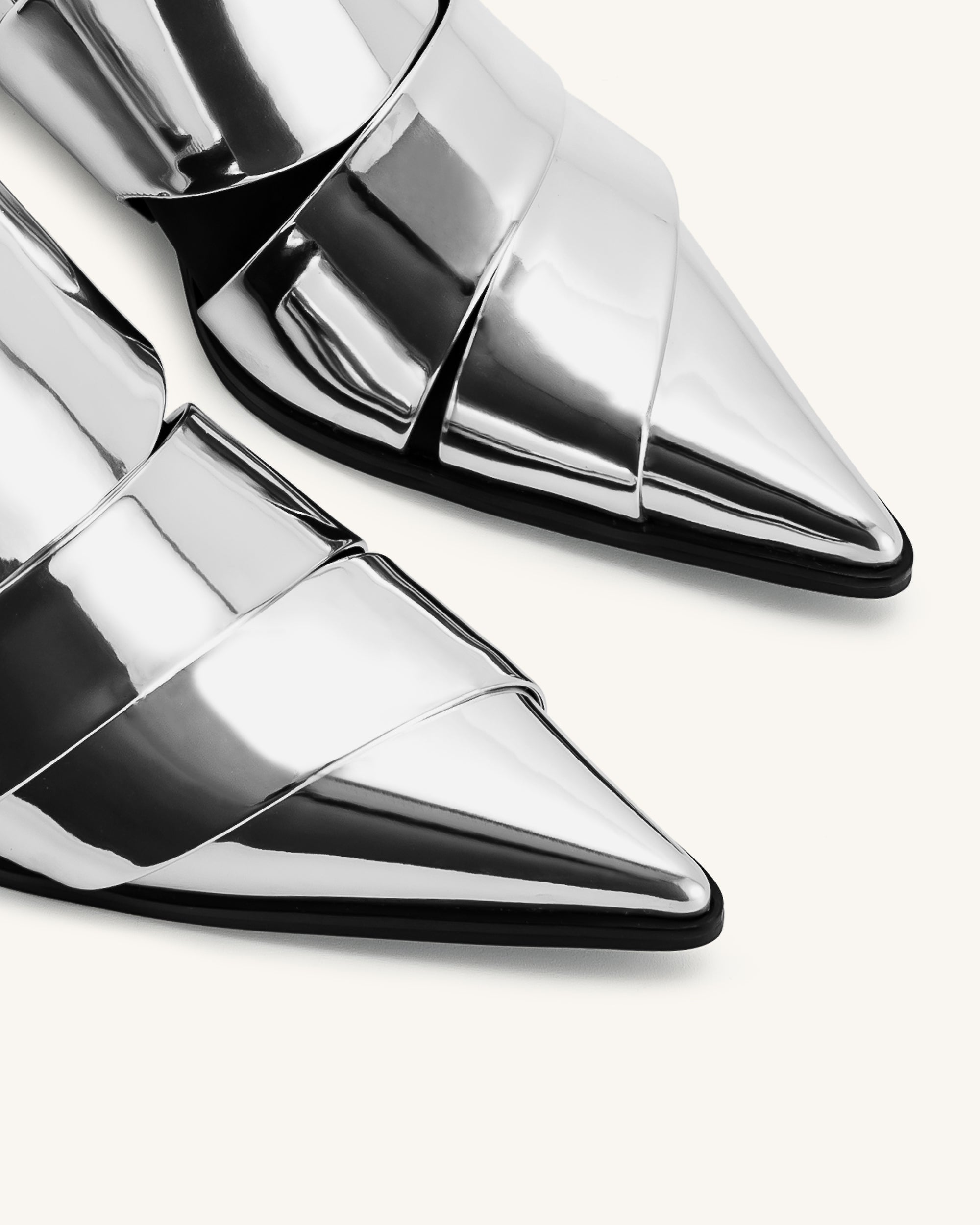silver dress booties Runway Dressy Boots