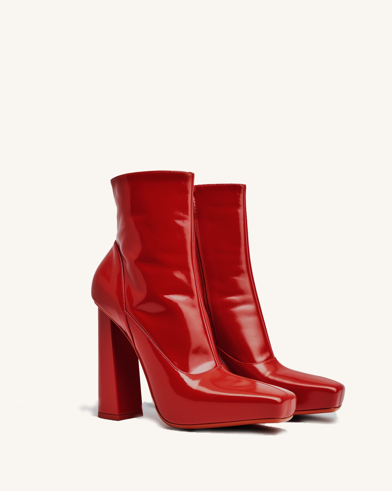 Naya Platform Boots - Red