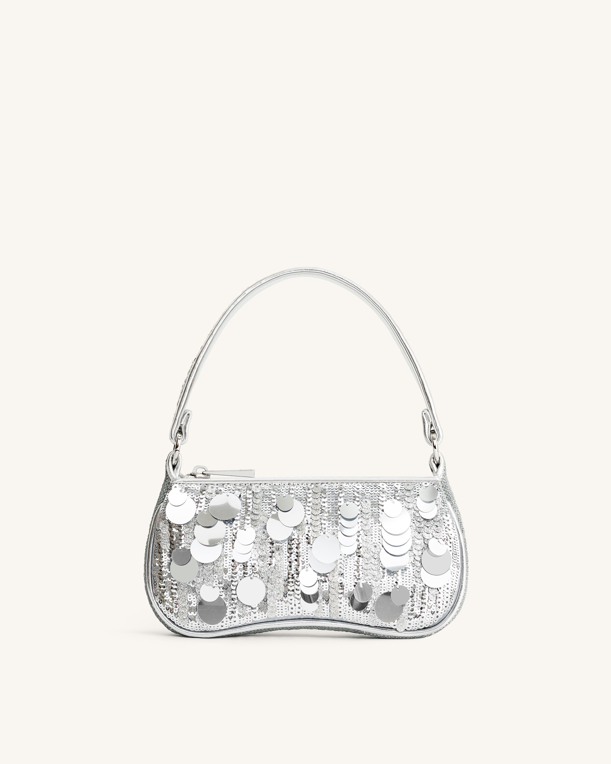 JW Pei Eva Metallic Sequin Mini Shoulder Bag