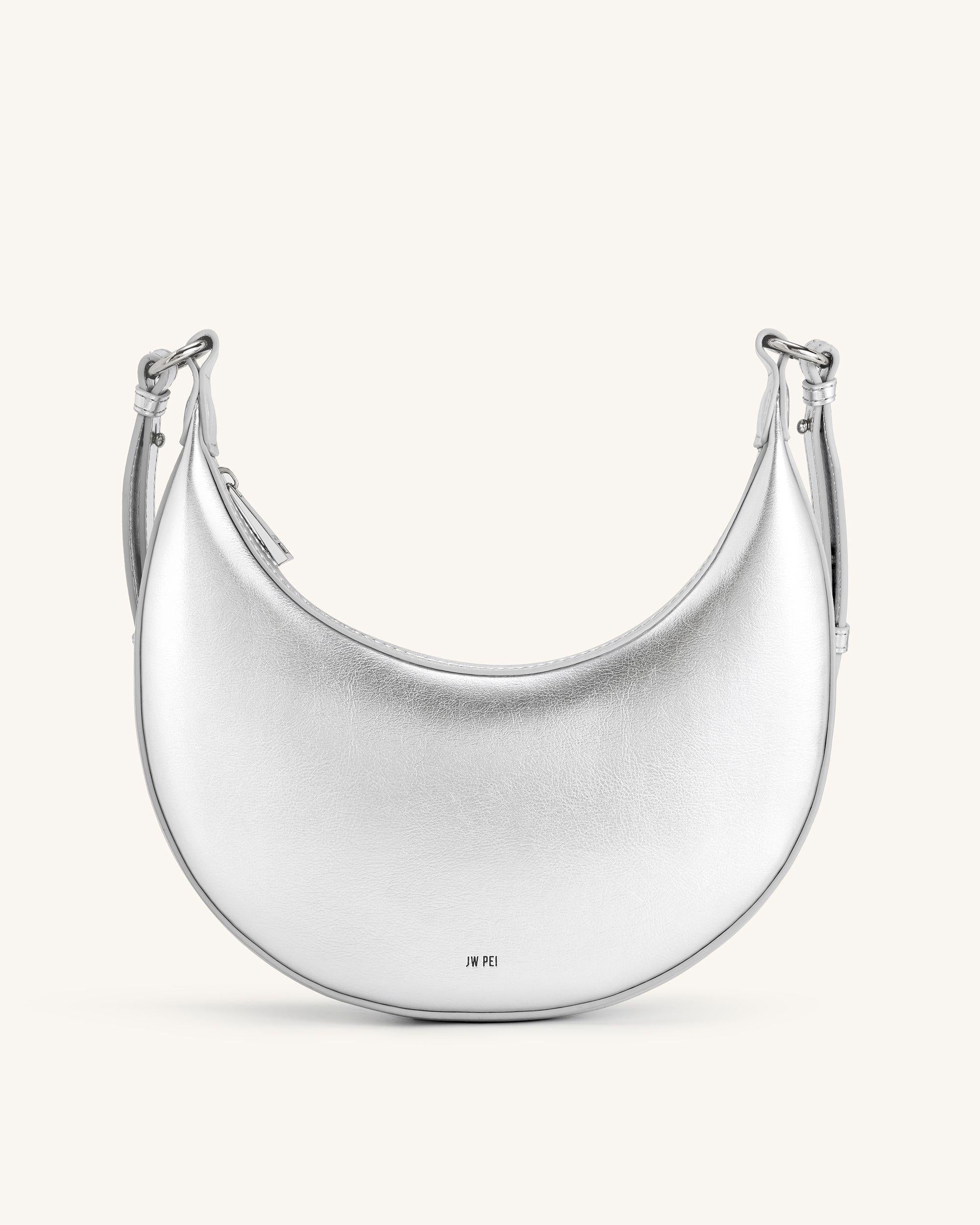 Carly Medium Shoulder Bag - Silver | JW PEI