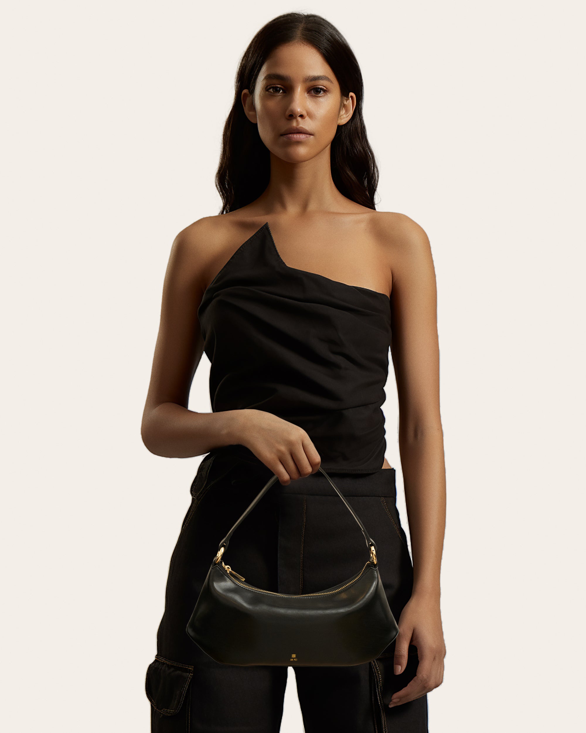 JW Pei Gabbi Vegan Bag (Black), Luxury, Bags & Wallets on Carousell