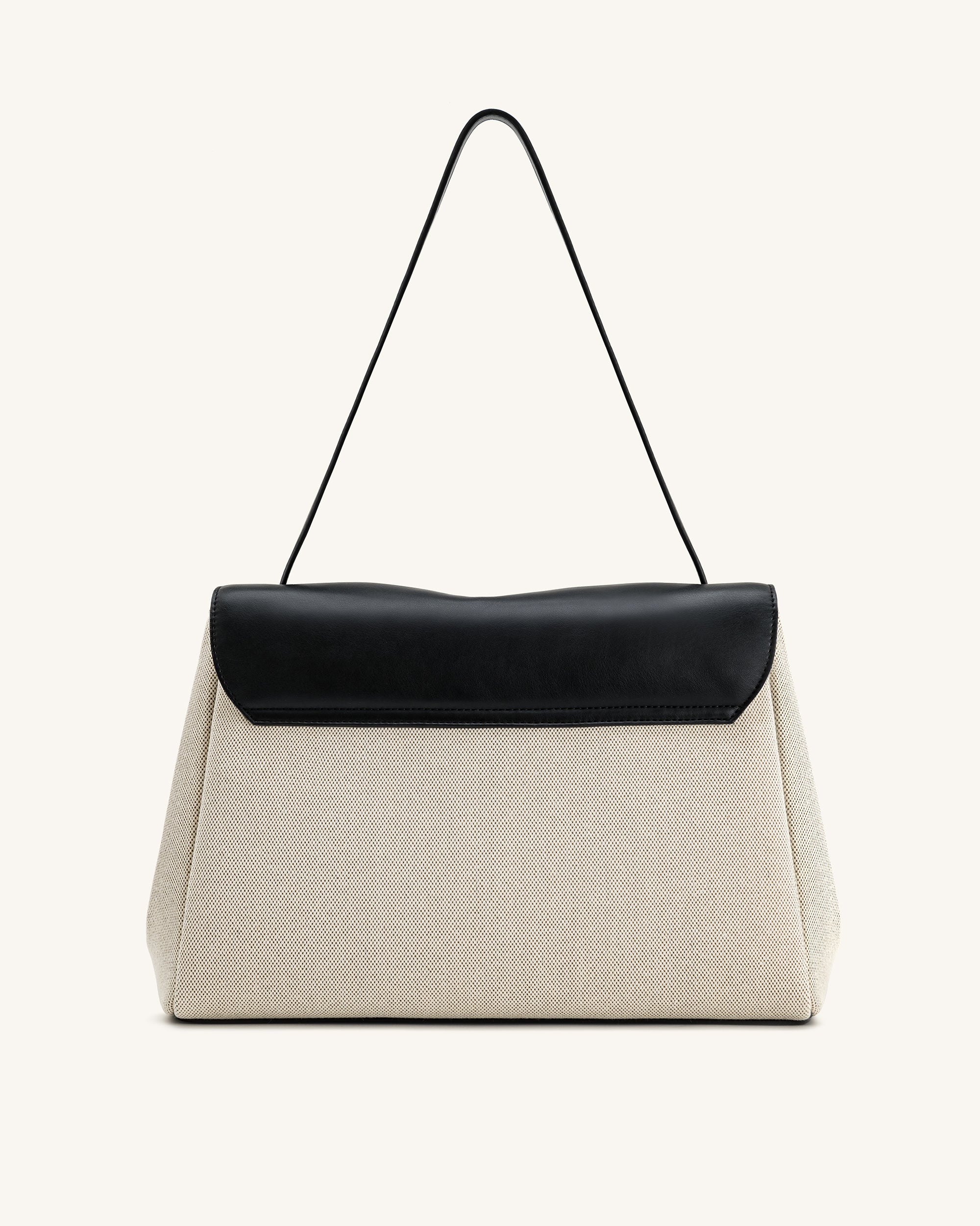 Hilary Shoulder Bag - Black Canvas