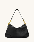 Jayla Charm Shoulder Bag - Black