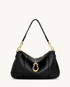 Jayla Charm Shoulder Bag - Black