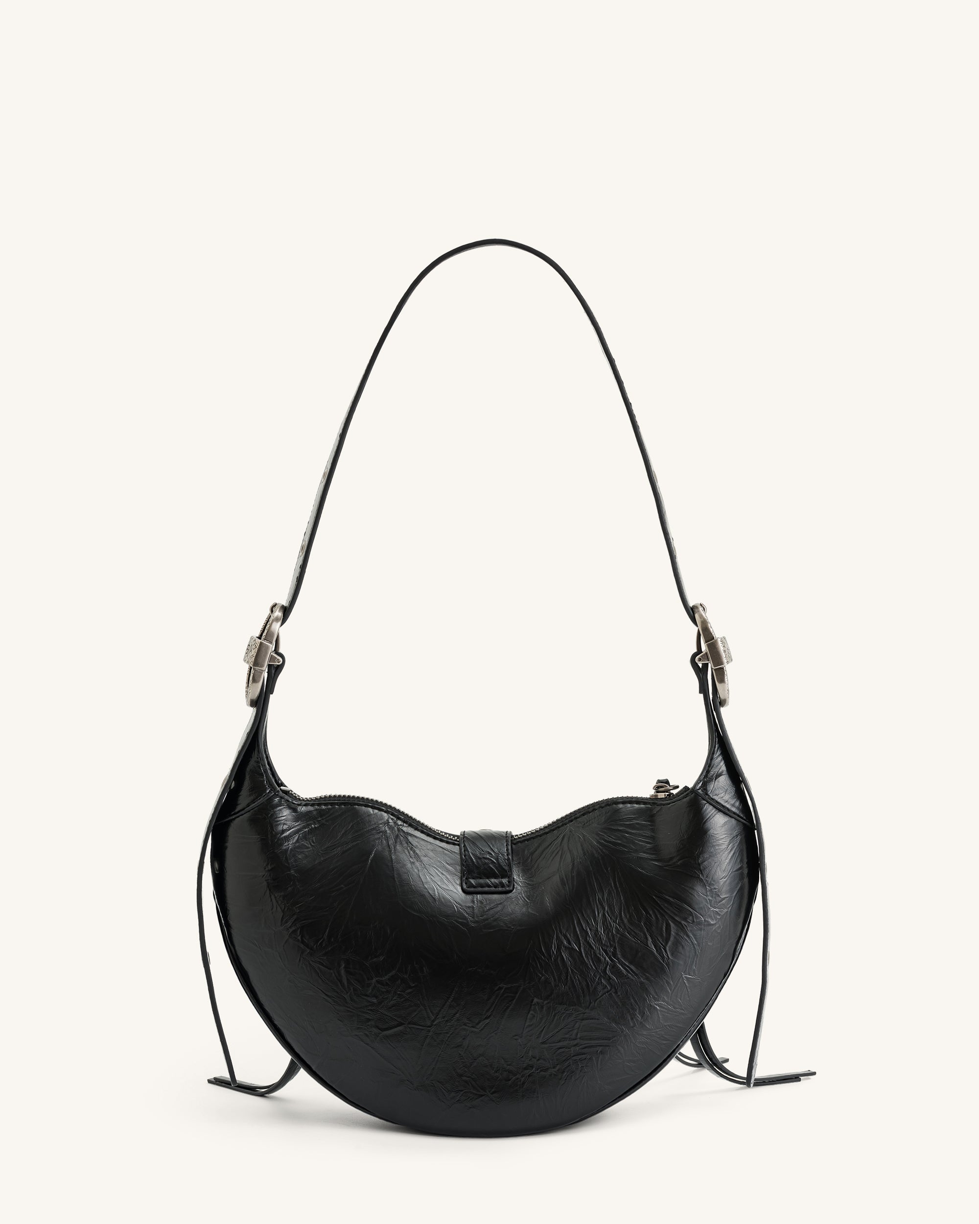 Black handbag long strap Clearance
