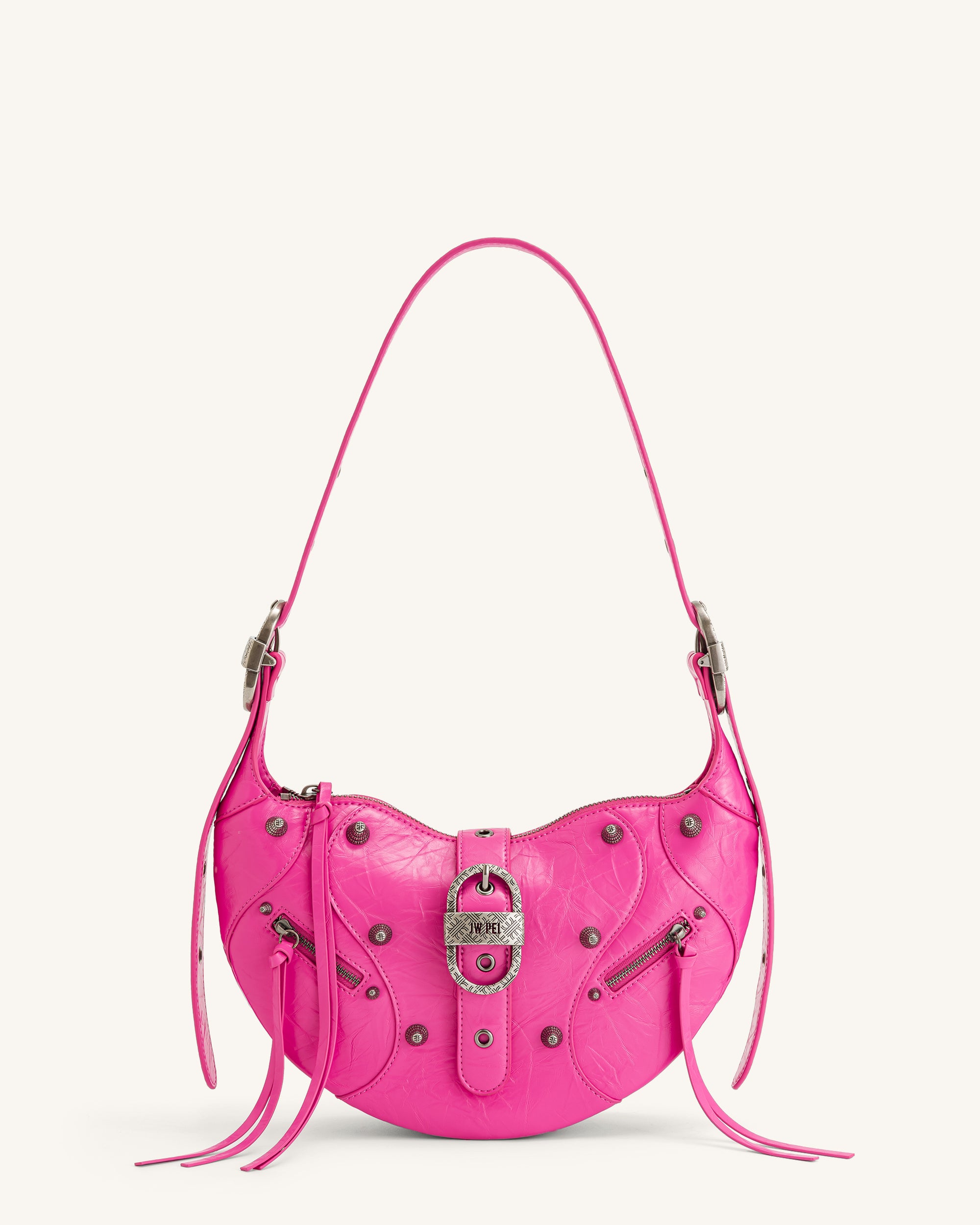 Christian Dior Vintage Girly Saddle Bag - Pink Shoulder Bags