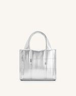 Freya Mini Tote Bag - Silver