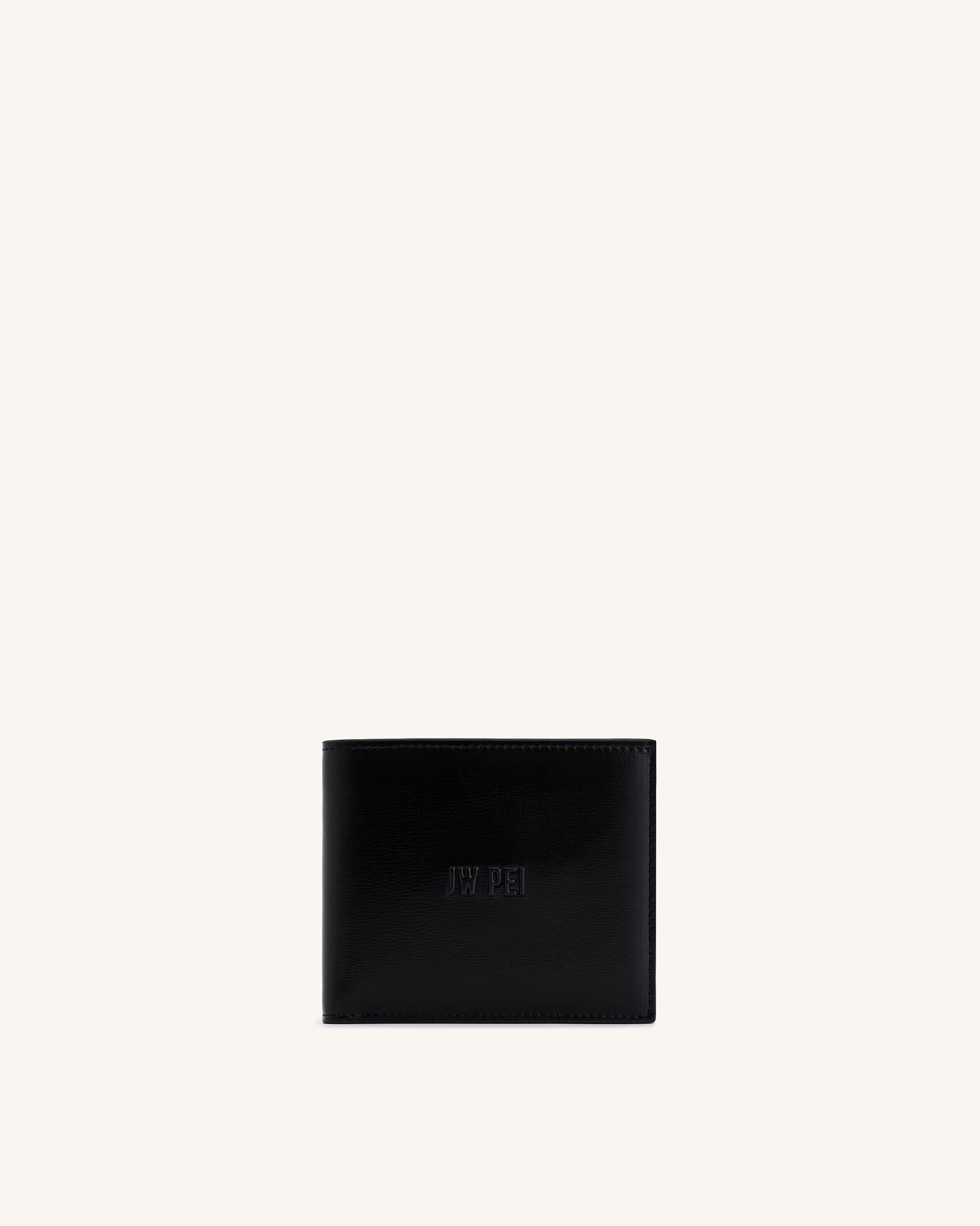 【JW PEI】Afra ロゴ エンボス 折り畳み 財布 Afra Wallet - Black | JW PEI