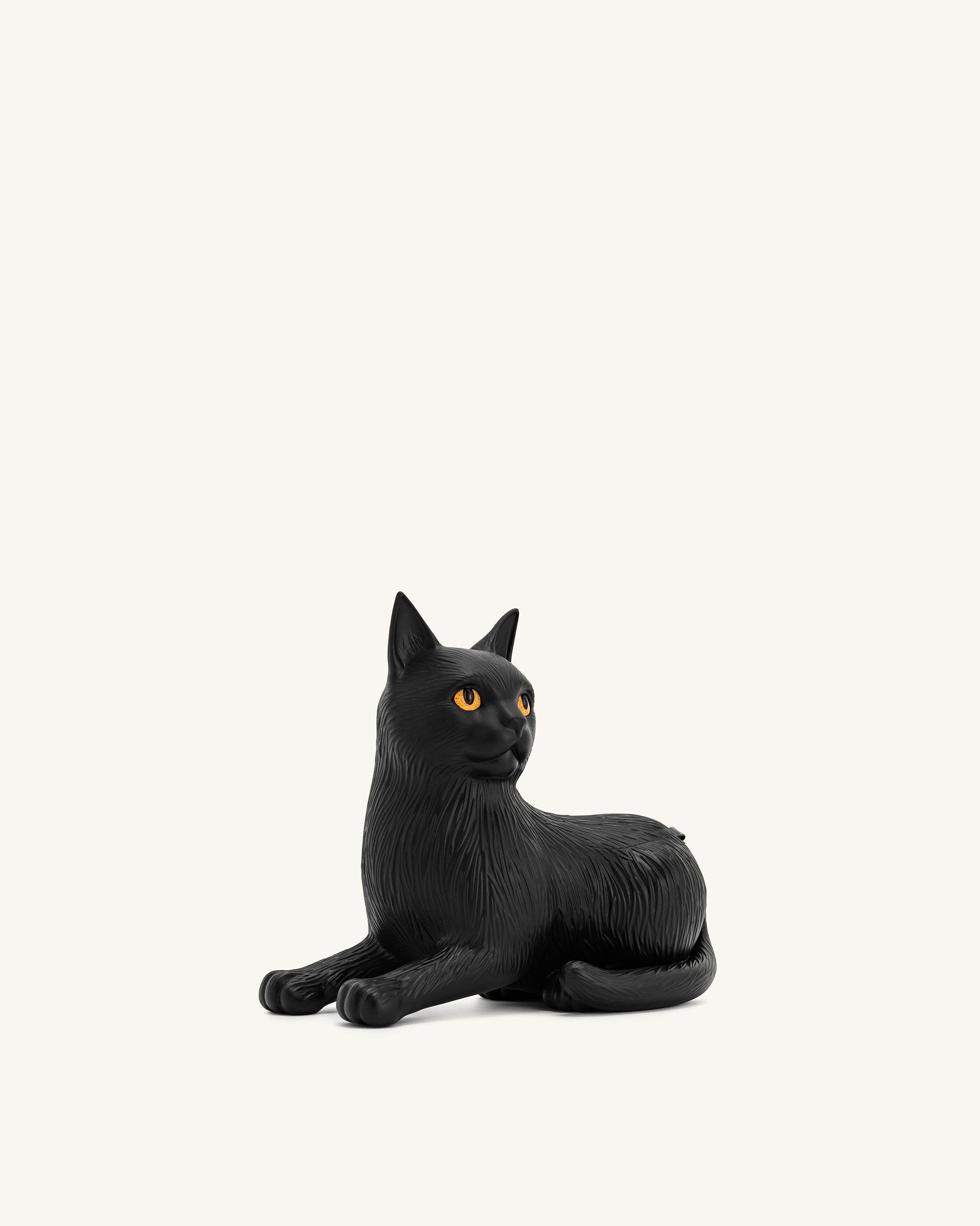 Hedy Black Cat Clutch - Black | JW PEI