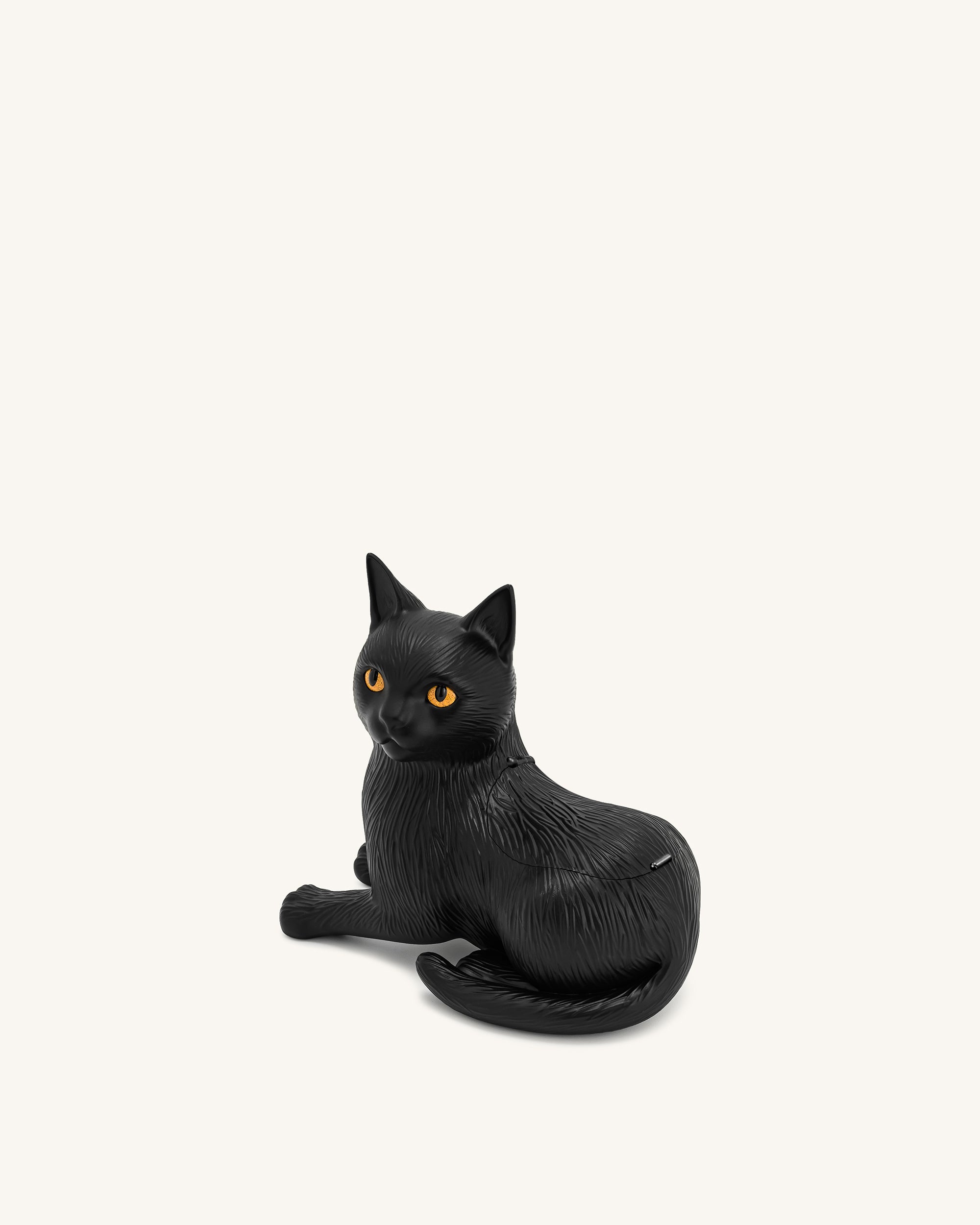 Hedy Black Cat Clutch - Black | JW PEI