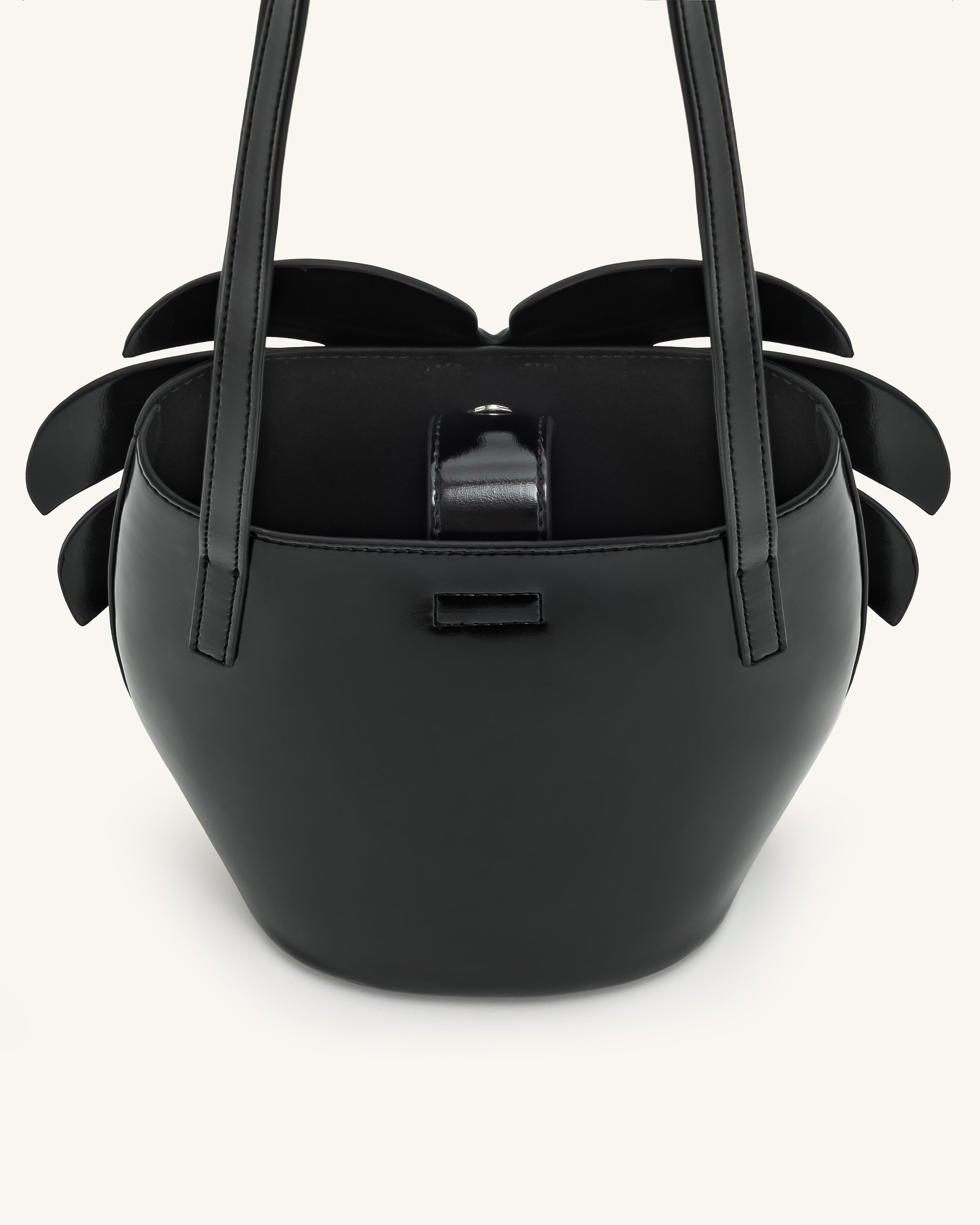Cecelia Leaf Shape Shoulder Bag - Black | JW PEI
