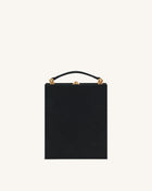 Taya-Fireworks  Pattern Book Shape Clutch Bag - Black