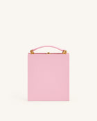 Taya-Puppy Pattern Book Shape Clutch Bag - Pink