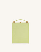 Taya-Puppy Pattern Book Shape Clutch Bag - Light Green