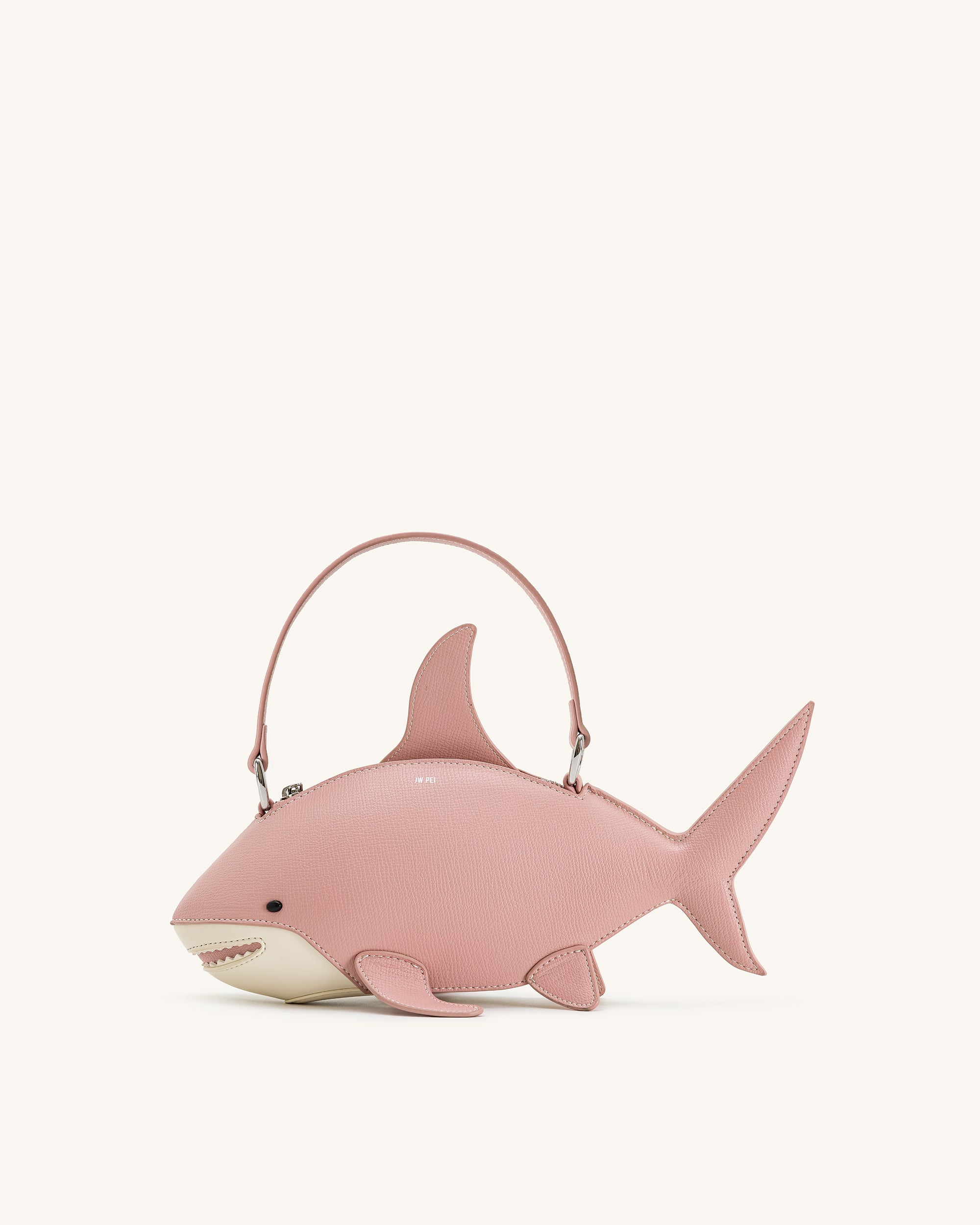 Nerys Shark Look Top Handle Bag - Pink
