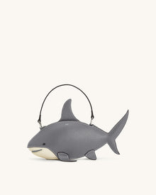 Nerys Shark Look Top Handle Bag - Grey