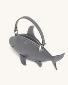 Nerys Shark Look Top Handle Bag - Grey