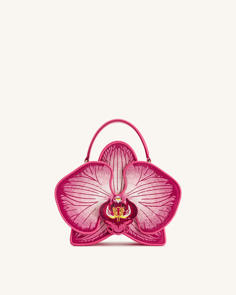 Flora Orchid Shaped Top Hand Bag - Pink