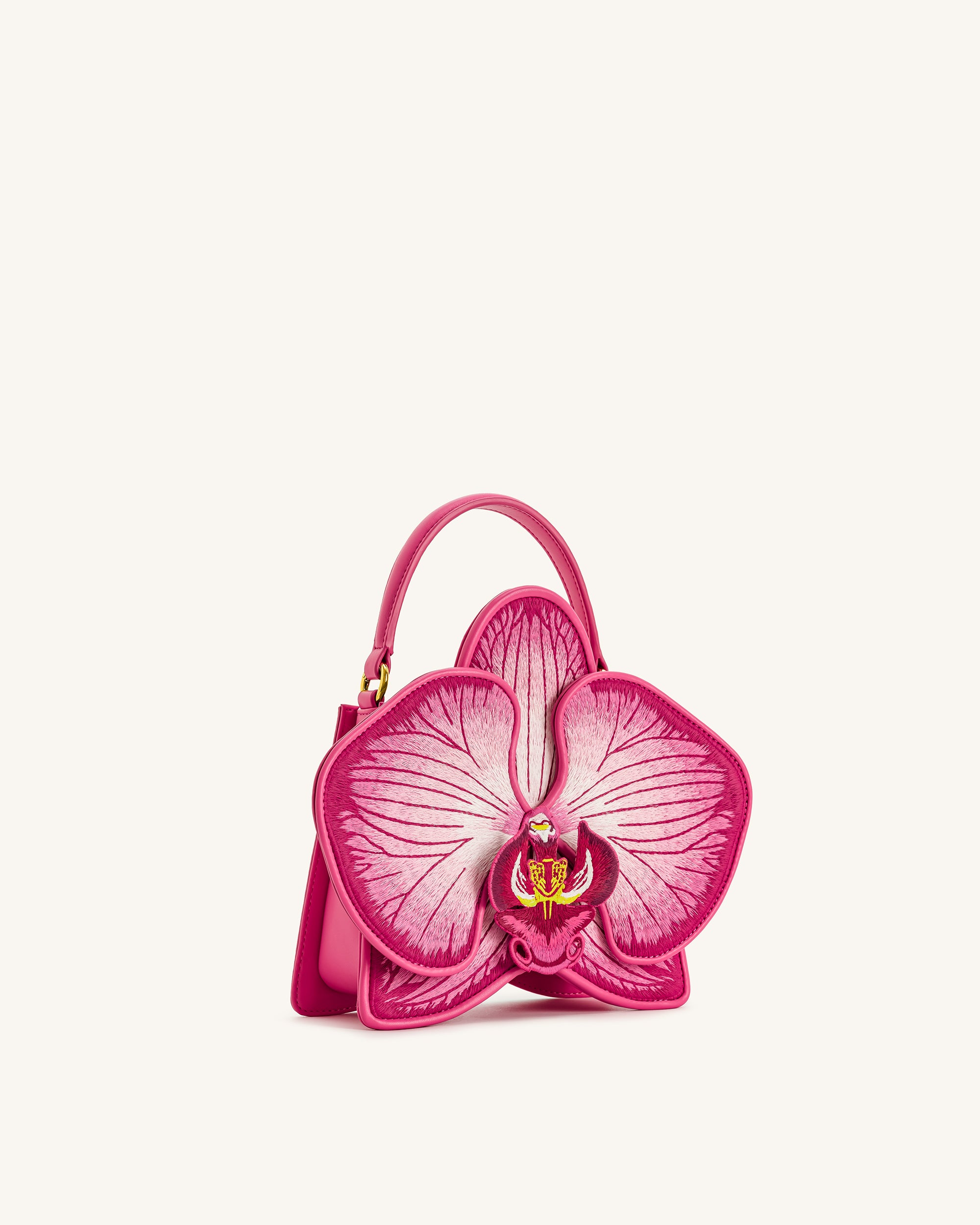 Flora Orchid Shaped Top Hand Bag - Pink | JW PEI