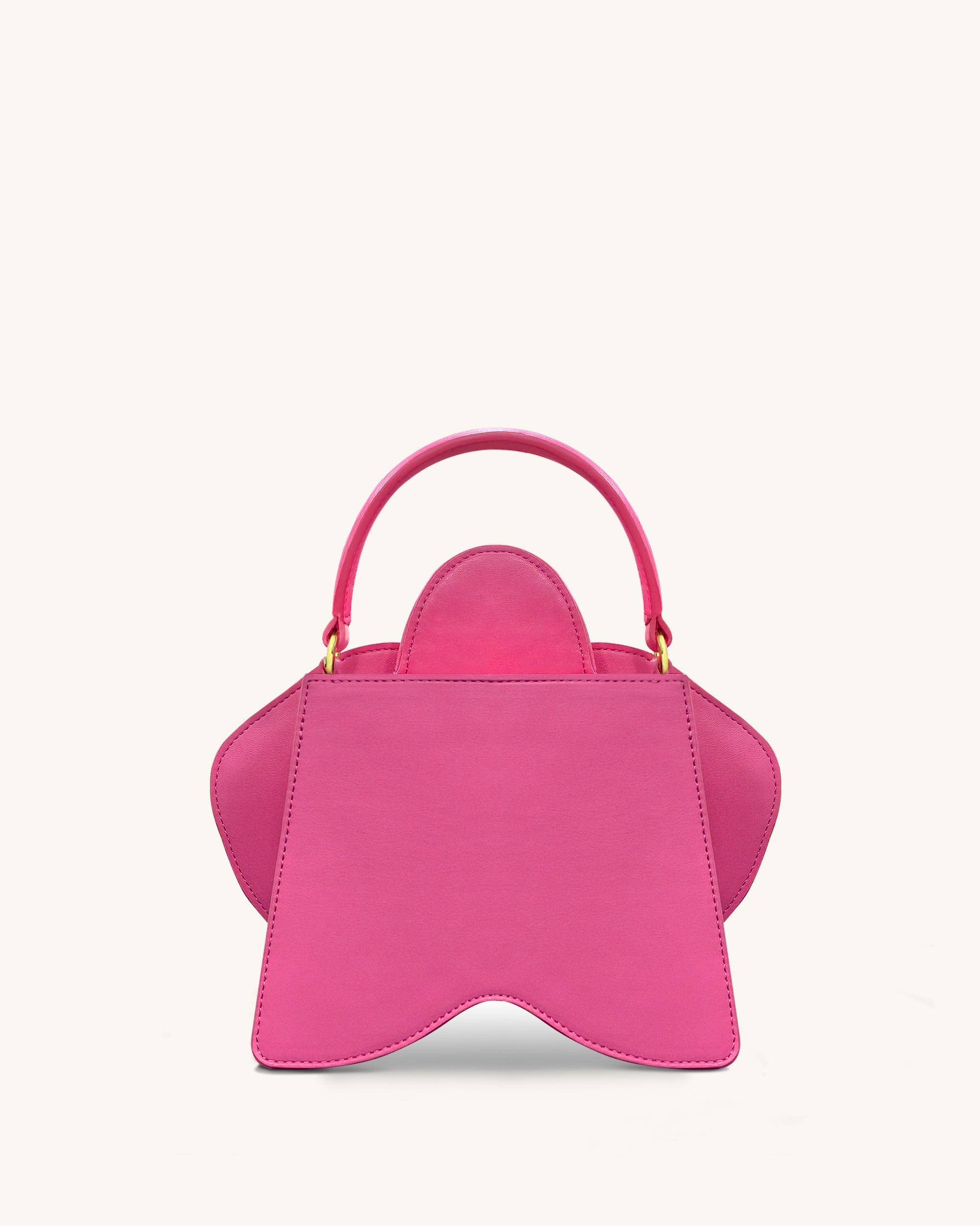 Flora Orchid Shaped Top Hand Bag - Pink