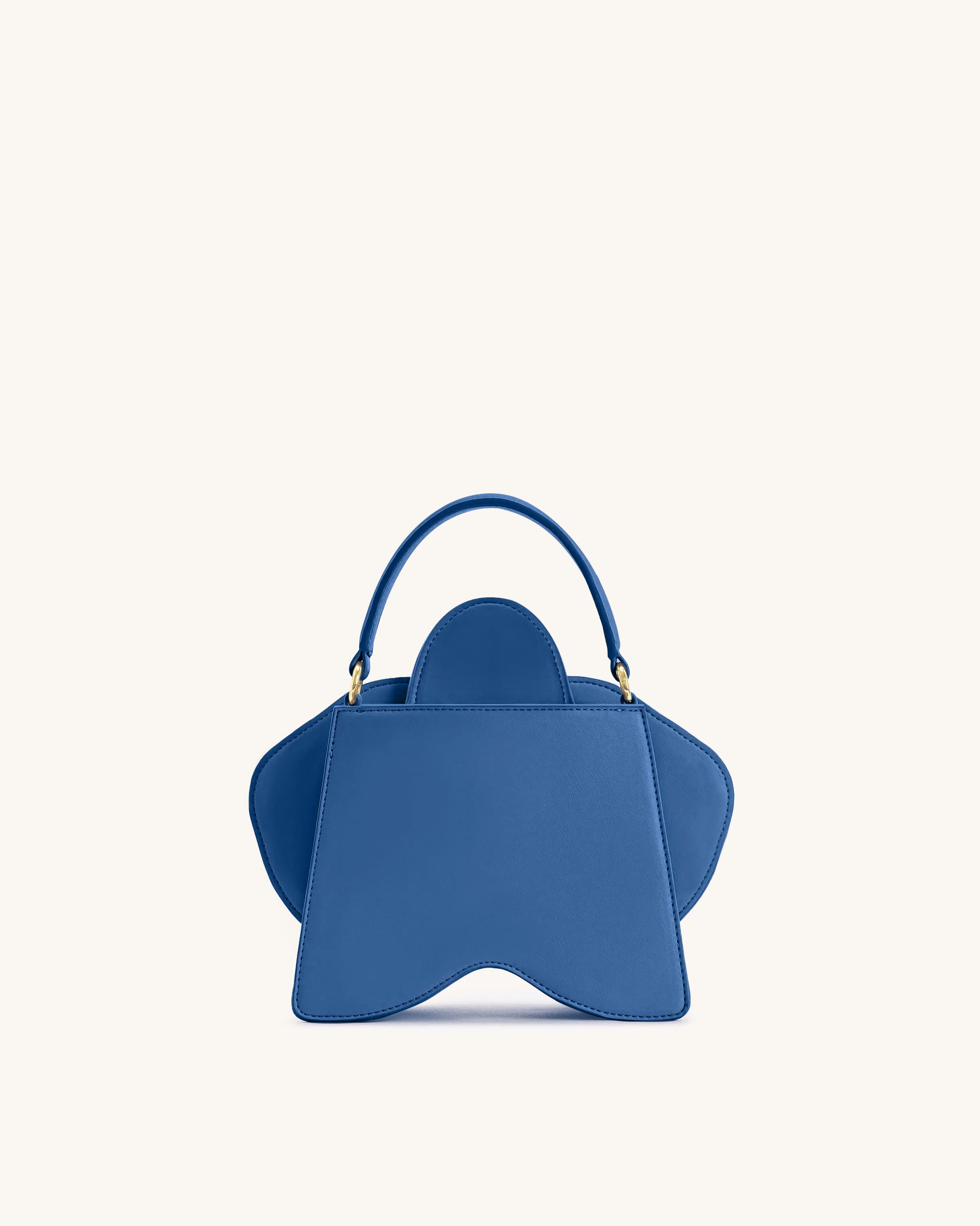 Flora Orchid Shaped Top Hand Bag - Blue | JW PEI