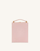 Taya Orchid Motif Book Shape Clutch Bag - Pink