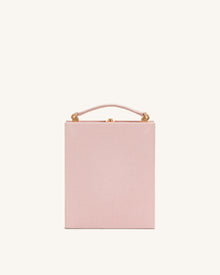 Taya Orchid Motif Book Shape Clutch Bag - Pink